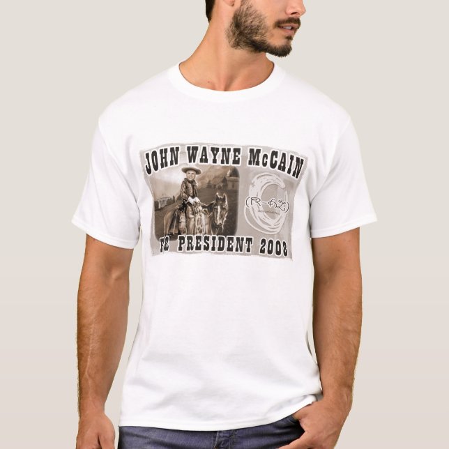 Camiseta John Wayne McCain '08 (Anverso)