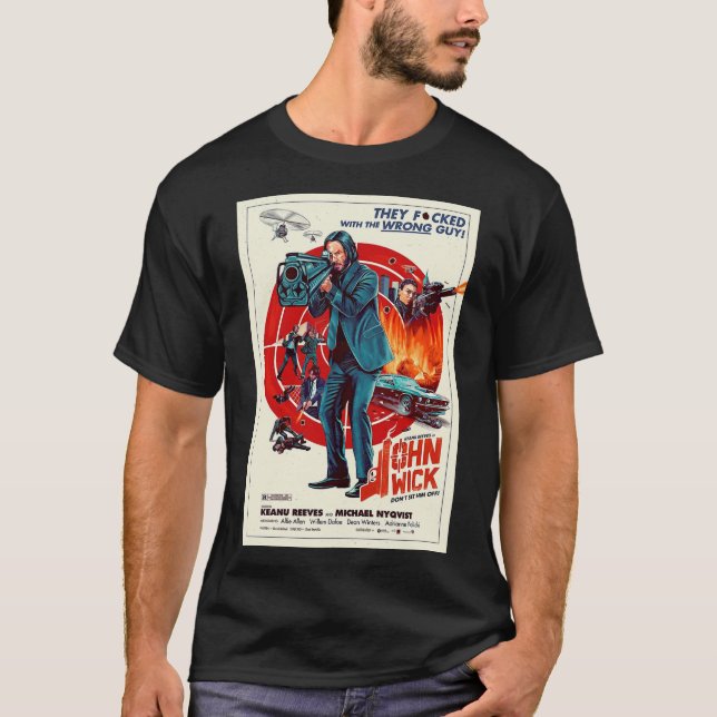 Camiseta John Wick Poster (Anverso)