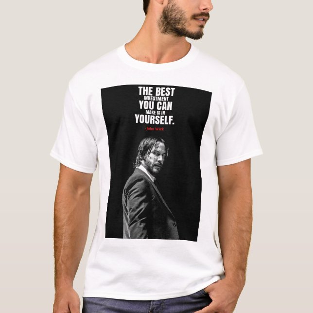 Camiseta John Wick quotes T-Shirt (Anverso)