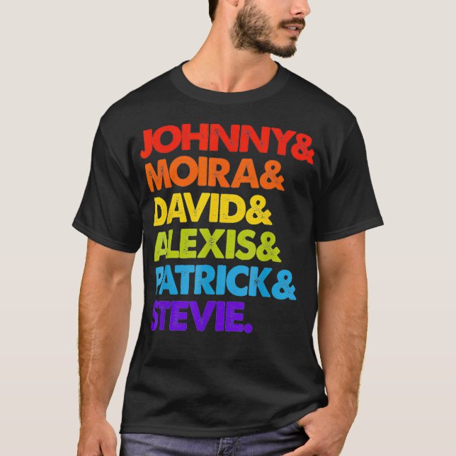 Camiseta Johnny and Moira and David and Alexis  (Anverso)