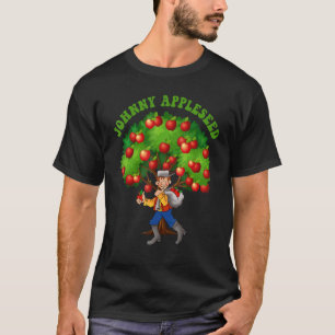 Camiseta Johnny Appleseed Apple Day Sept 26 Celebrar Legen