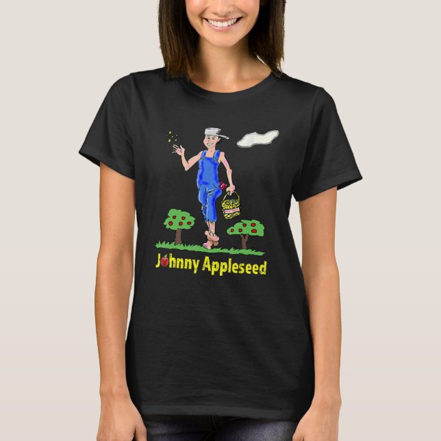 Camiseta Johnny Appleseed Apple Tree Seed Orchard Nursery (Anverso)