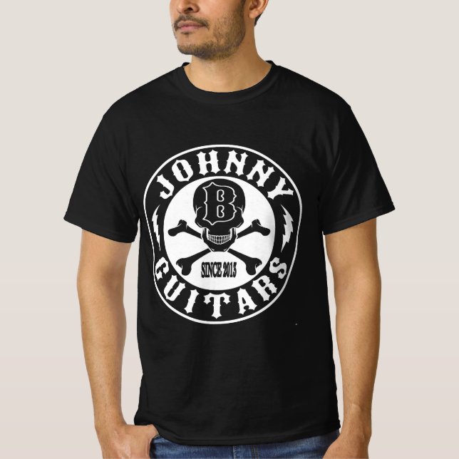Camiseta Johnny B Guitars Black T-Shirt (Anverso)