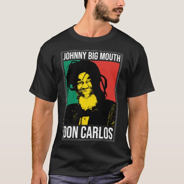 Camiseta Johnny Big Mouth - Don Carlos Classic T-Shirt (Anverso)