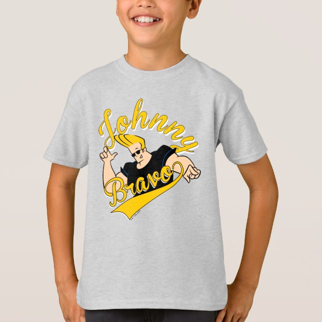 Camiseta Johnny Bravo Athletic Graphic (Anverso)