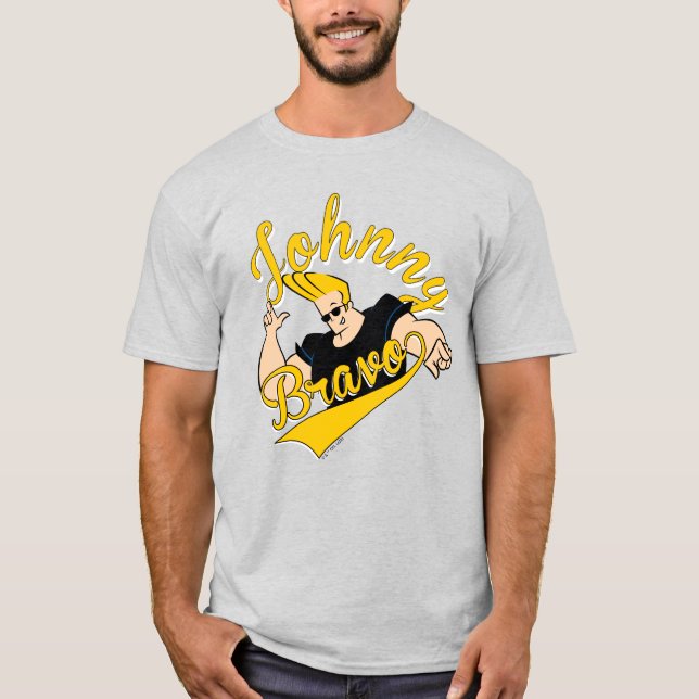 Camiseta Johnny Bravo Athletic Graphic (Anverso)