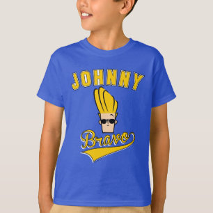 Camiseta Johnny Bravo Collegiate Graphic