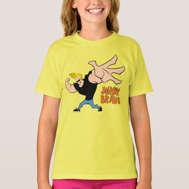 Camiseta Johnny Bravo Iconic Pose (Anverso)