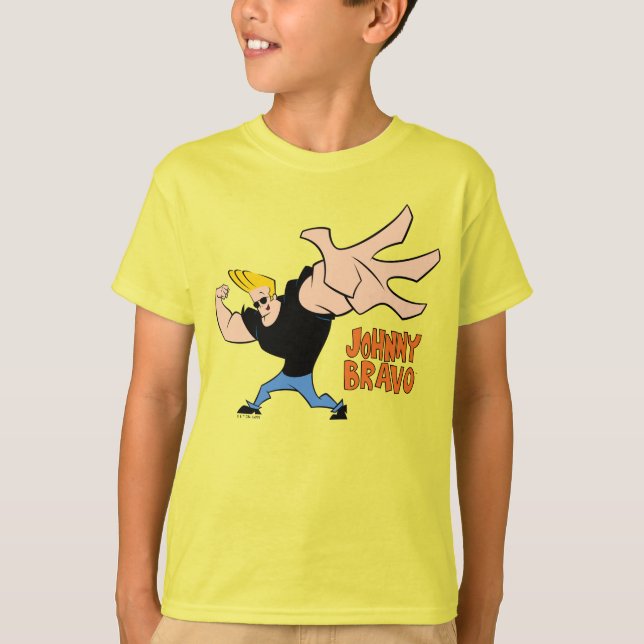 Camiseta Johnny Bravo Iconic Pose (Anverso)