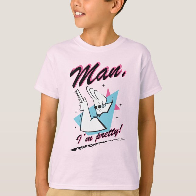 Camiseta Johnny Bravo - Man I m Retro Graphic (Anverso)