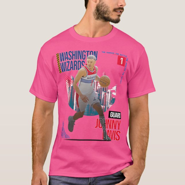 Camiseta Johnny Davis Basketball Art Wizards 2 (Anverso)