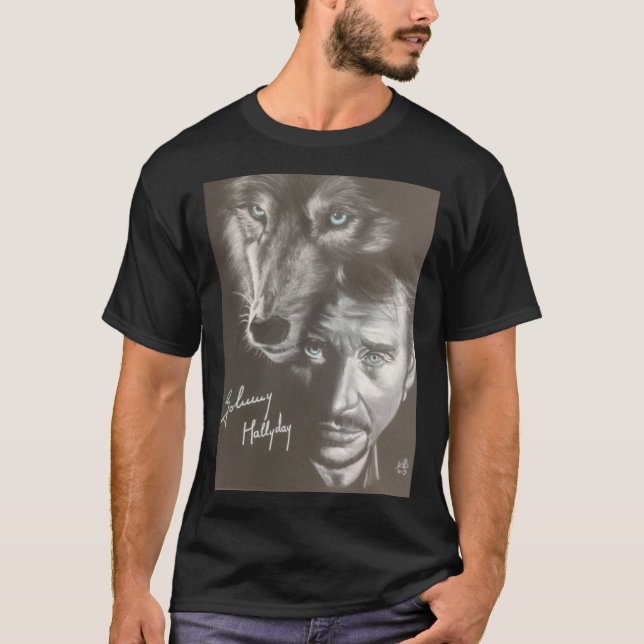 Camiseta Johnny Hallyday Classic T-Shirt (Anverso)