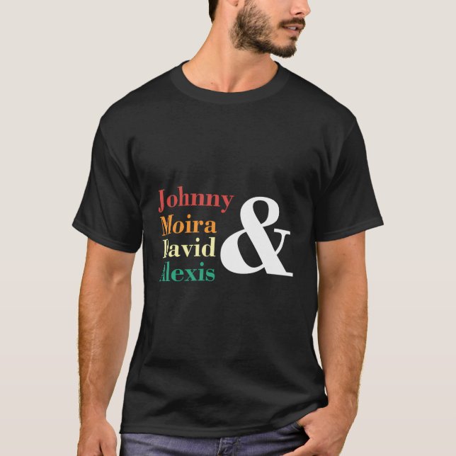 Camiseta Johnny Moira David Alexis (Anverso)