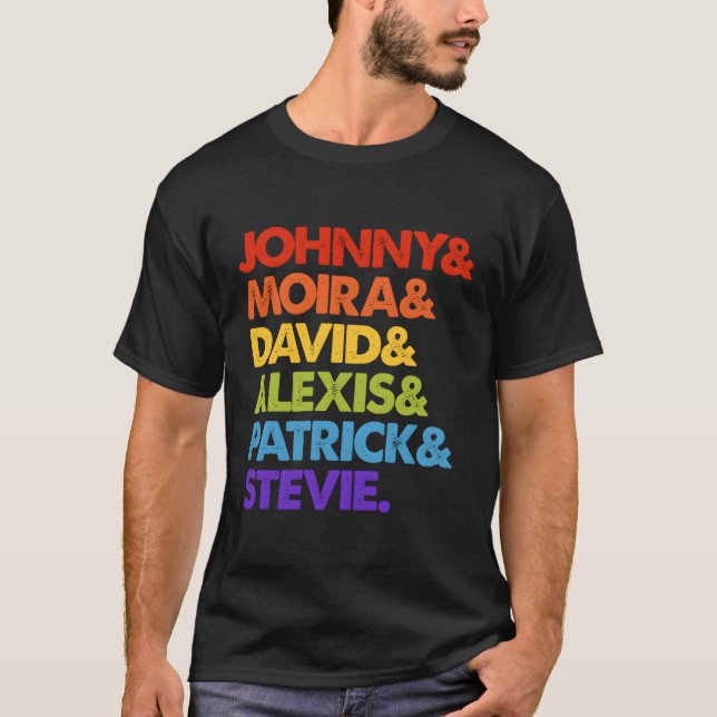 Camiseta Johnny, Moira, David Y Alexis (Anverso)