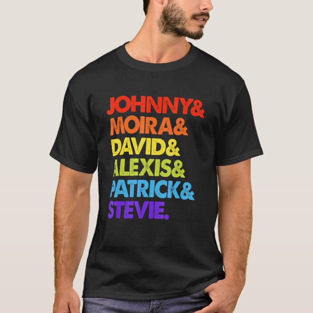 Camiseta Johnny, Moira, David Y Alexis (Anverso)