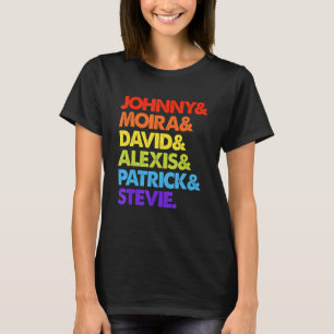 Camiseta Johnny, Moira, David Y Alexis