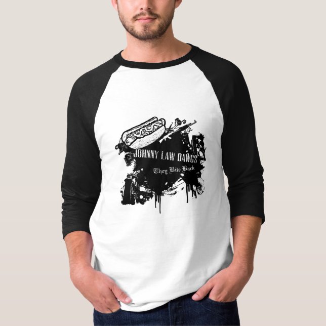 Camiseta ¡Johnny muerde detrás! (Anverso)