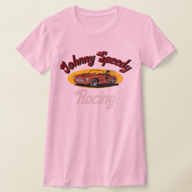 Camiseta Johnny rápido carreras de mal gusto vintage (Distribución)