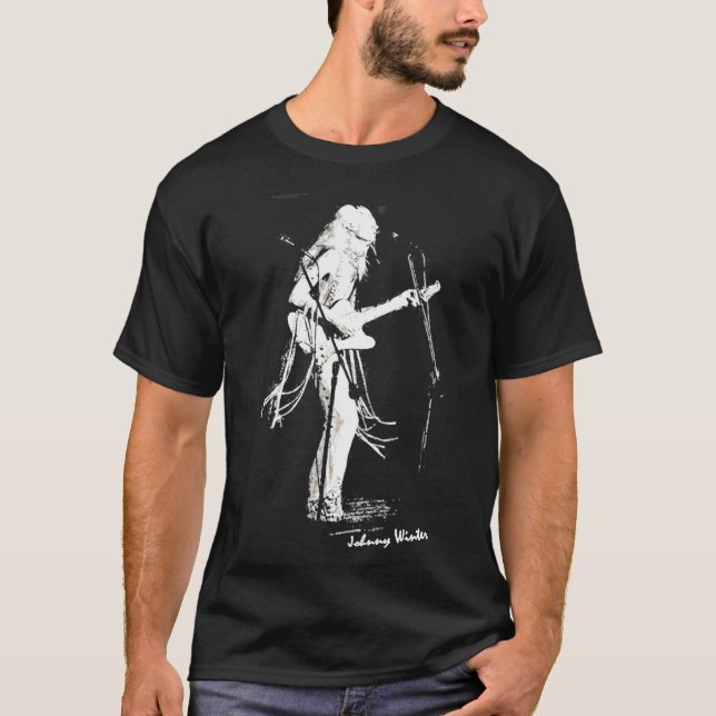 Camiseta Johnny Winter Classic T-Shirt (Anverso)
