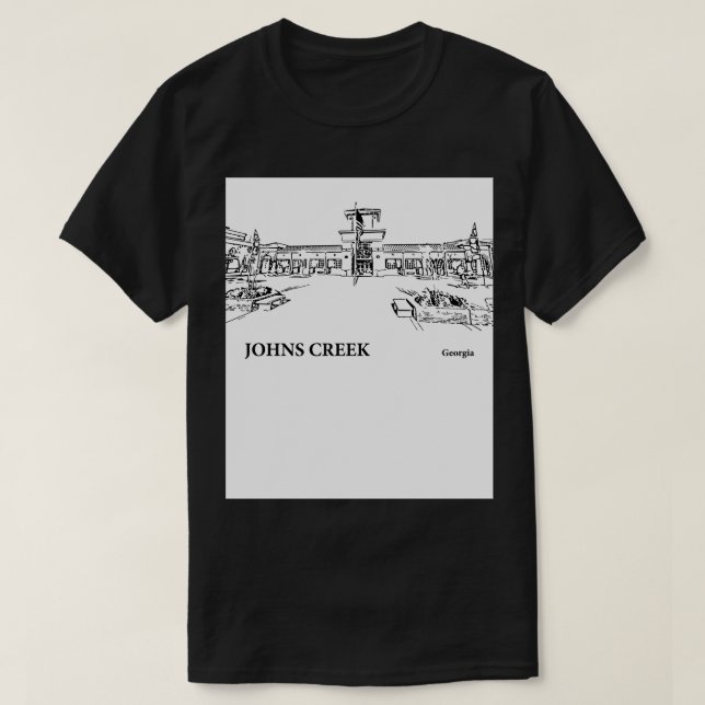 Camiseta Johns Creek Georgia TShirt 3 (Diseño del anverso)