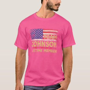 Camiseta Johnson Apellido Shirt Team Johnson Lifetime