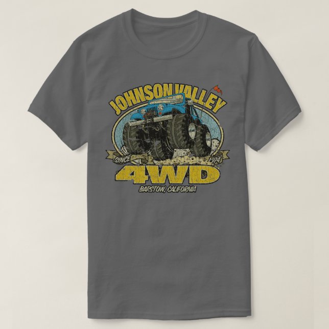 Camiseta Johnson Valley 4WD 1974 (Diseño del anverso)