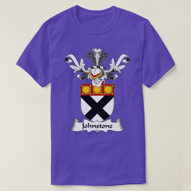 Camiseta Johnstone Coat of Arms Family Crest  (Diseño del anverso)