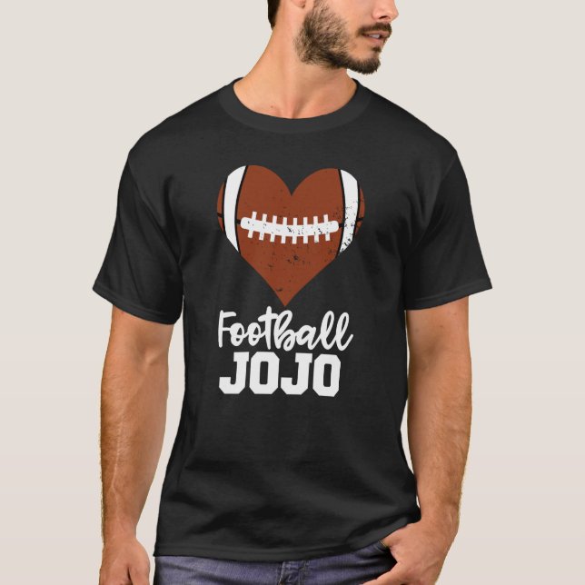 Camiseta Jojo de fútbol corazón abuela Jojo (Anverso)