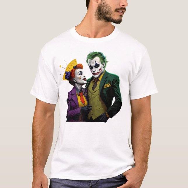 Camiseta  Joker and Harlequin Queen T-Shirt (Anverso)