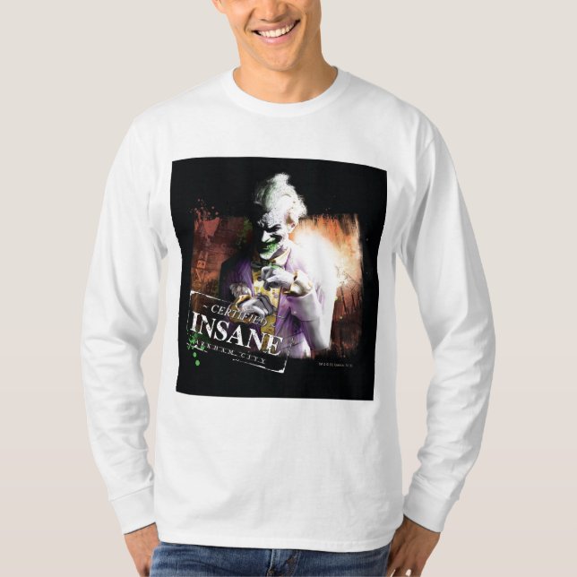 Camiseta Joker - Certified Insane (Anverso)