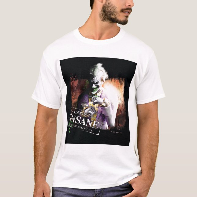 Camiseta Joker - Certified Insane (Anverso)