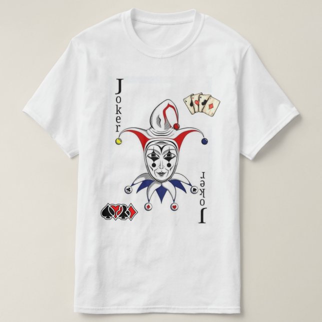Camiseta JOKER Playing Card – Wild Card King of Games (Diseño del anverso)
