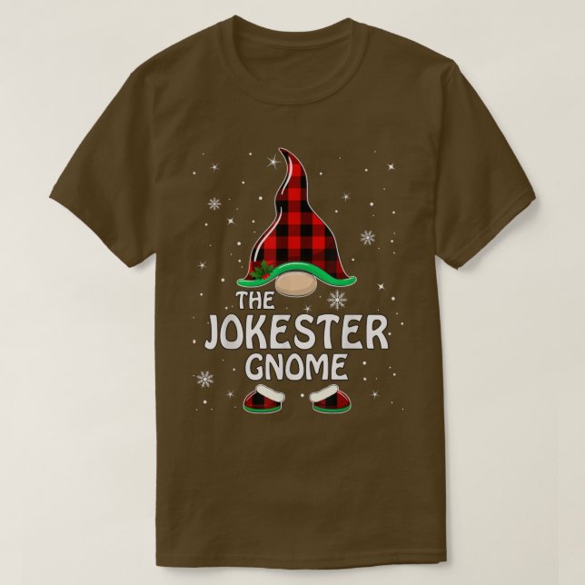 Camiseta Jokester Gnome Buffalo Familia Correspondiente Chr (Diseño del anverso)