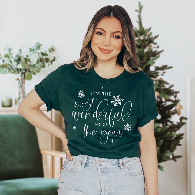Camiseta JOLIE Más Maravillosos Navidades De Tiempo Cita Ca (Subido por el creador)