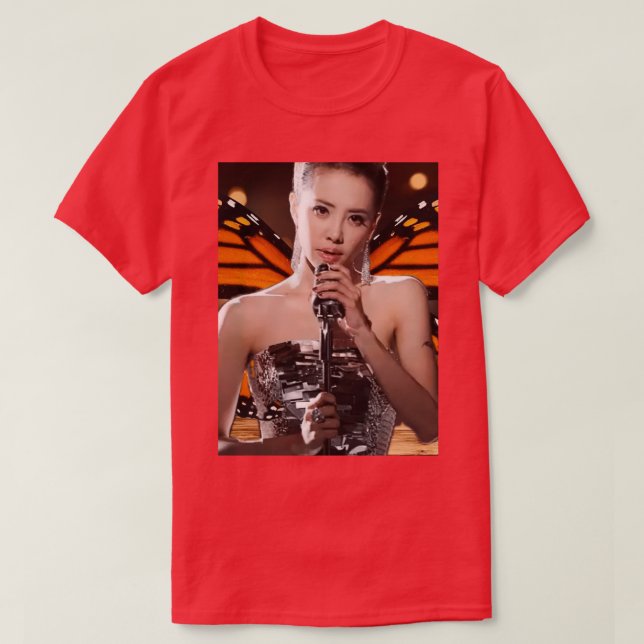 Camiseta Jolin Tsai la mariposa social cantante (Diseño del anverso)