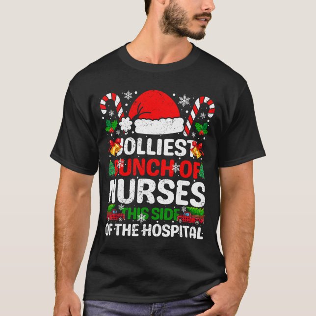 Camiseta Jolliest Bunch Of Nurses This Side Of The Hostal C (Anverso)