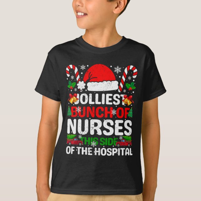 Camiseta Jolliest Bunch Of Nurses This Side Of The Hostal C (Anverso)