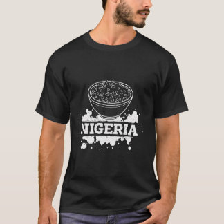 Camiseta Jollof Nigeria Fried Food Banderas nigerianas Afri