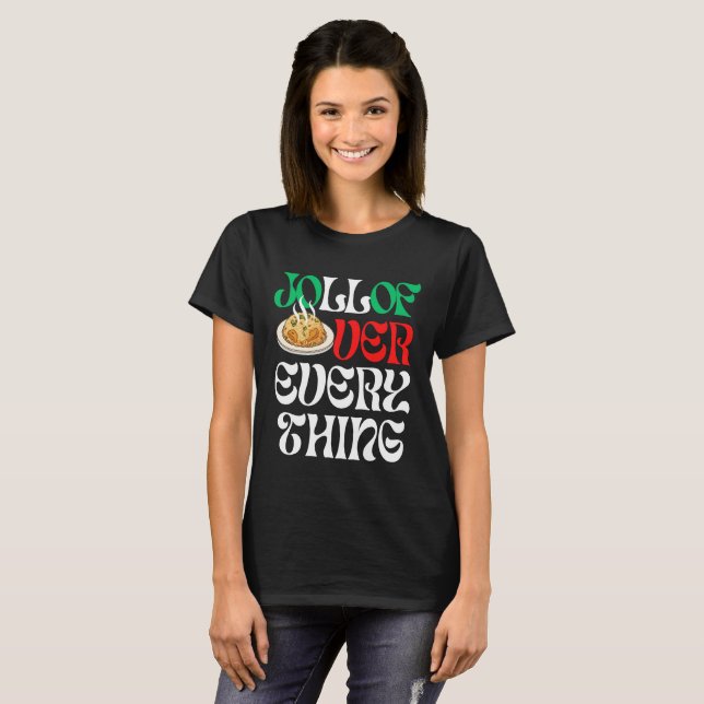Camiseta Jollof Sobre Todo |  (Anverso completo)