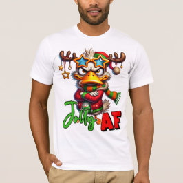 Camiseta Jolly AF - Sarcásticos Navidades de pato gruñón