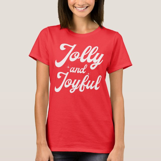 Camiseta Jolly and Joyful  (Anverso)