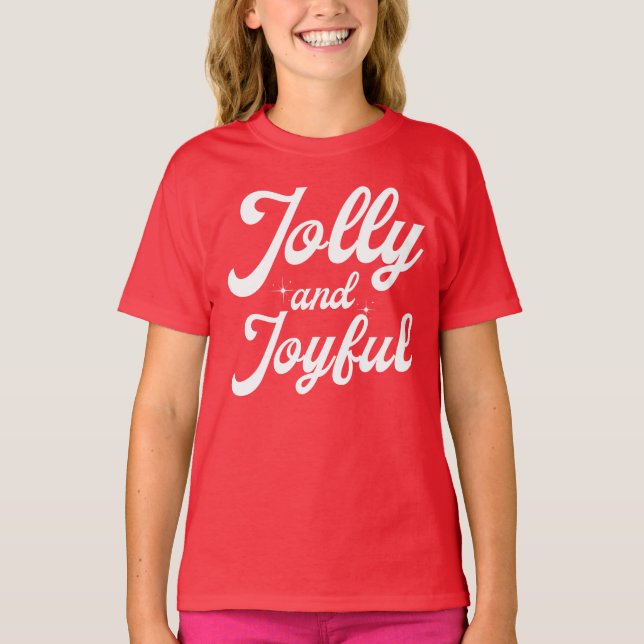 Camiseta Jolly and Joyful  (Anverso)
