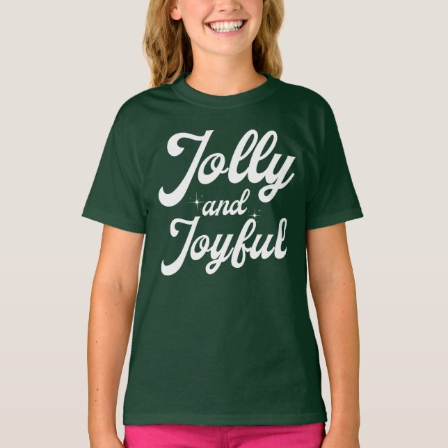 Camiseta Jolly and Joyful  (Anverso)