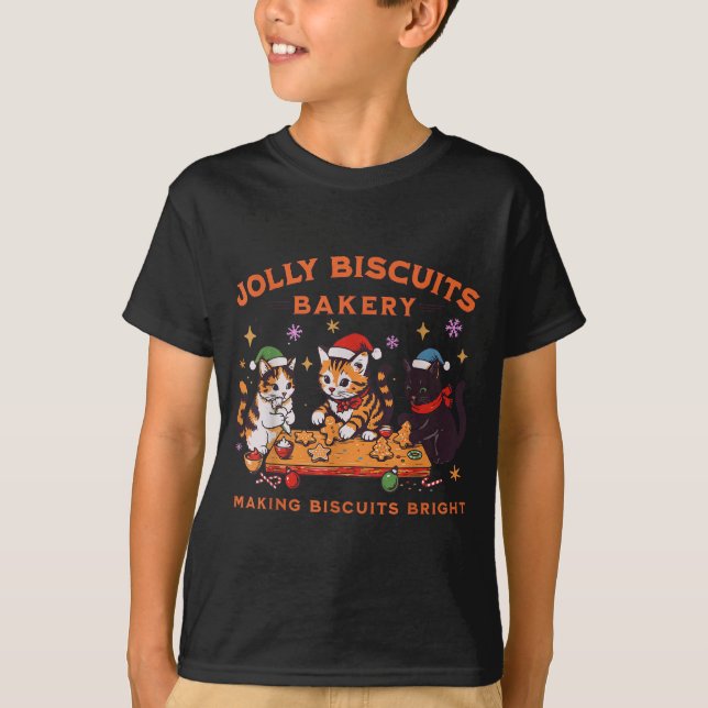Camiseta Jolly Christmas Biscuits Bakery Baking Crew Xmas C (Anverso)