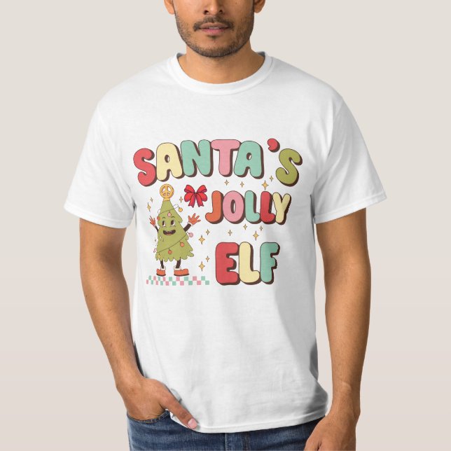 Camiseta Jolly Elf de Santa (Anverso)