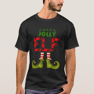 Camiseta Jolly Elf Funny Group Coincidiendo Con Pajamas Fam