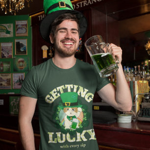 Camiseta Jolly Ginger Tabby Irish Cheer T-Shirt