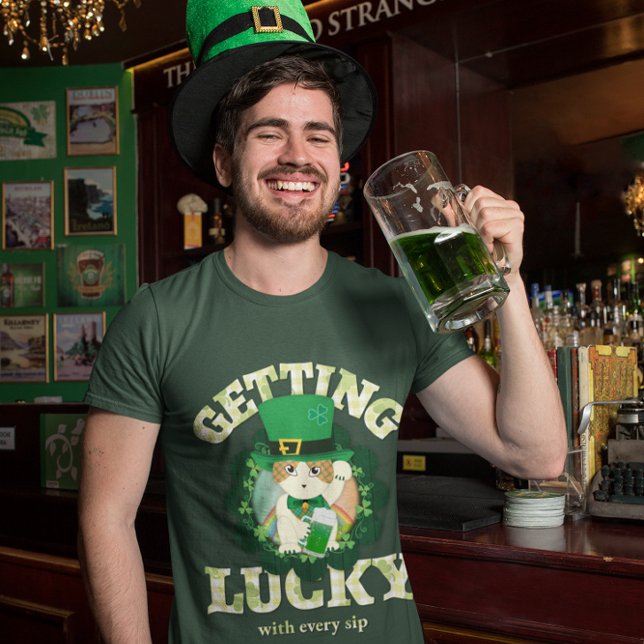 Camiseta Jolly Ginger Tabby Irish Cheer T-Shirt (Subido por el creador)