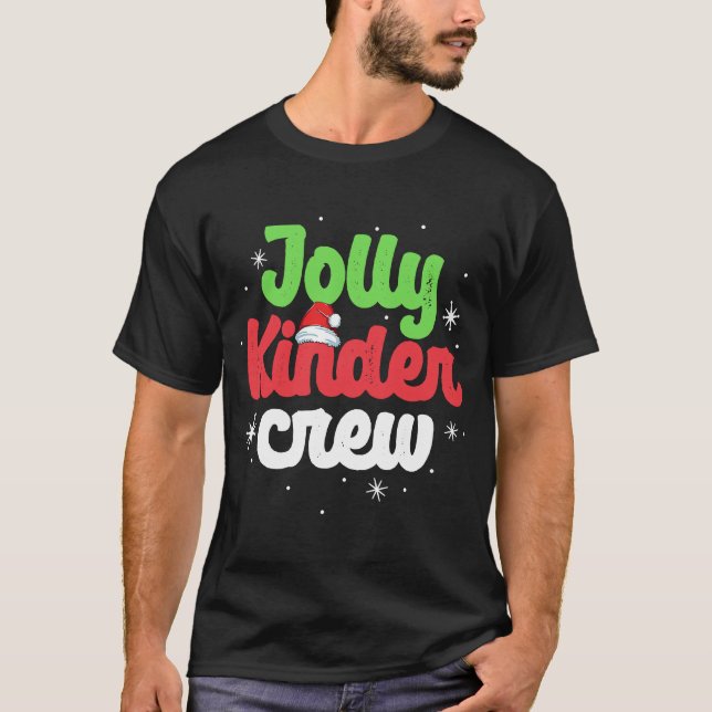 Camiseta Jolly Kinder Crew Kindergarten Maestros coincidien (Anverso)