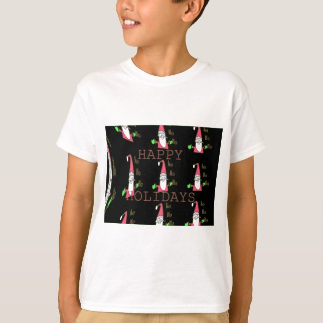 Camiseta Jolly Mouse Santa: Un Ilustracion divertido de vac (Anverso)